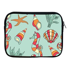 Seahorse Seashell Starfish Shell Apple Ipad 2/3/4 Zipper Cases by Proyonanggan