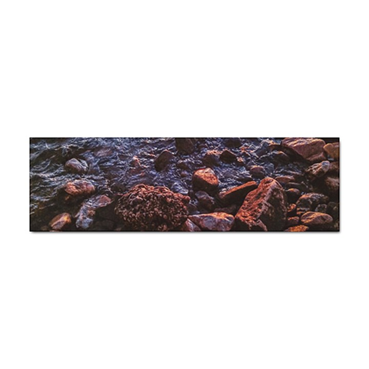 Twilight Treasures: Rocky Beachscape  Sticker (Bumper)