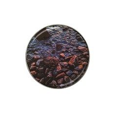 Twilight Treasures: Rocky Beachscape  Hat Clip Ball Marker by dflcprintsclothing