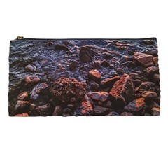 Twilight Treasures: Rocky Beachscape  Pencil Case by dflcprintsclothing