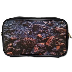 Twilight Treasures: Rocky Beachscape  Toiletries Bag (two Sides) by dflcprintsclothing