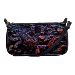 Twilight Treasures: Rocky Beachscape  Shoulder Clutch Bag by dflcprintsclothing