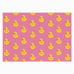 Rubber Duck Pattern Large Glasses Cloth by Valentinaart