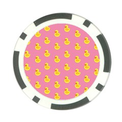 Rubber Duck Pattern Poker Chip Card Guard by Valentinaart