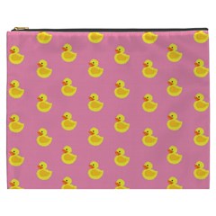 Rubber Duck Pattern Cosmetic Bag (xxxl) by Valentinaart