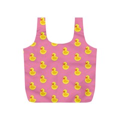 Rubber Duck Pattern Full Print Recycle Bag (s) by Valentinaart