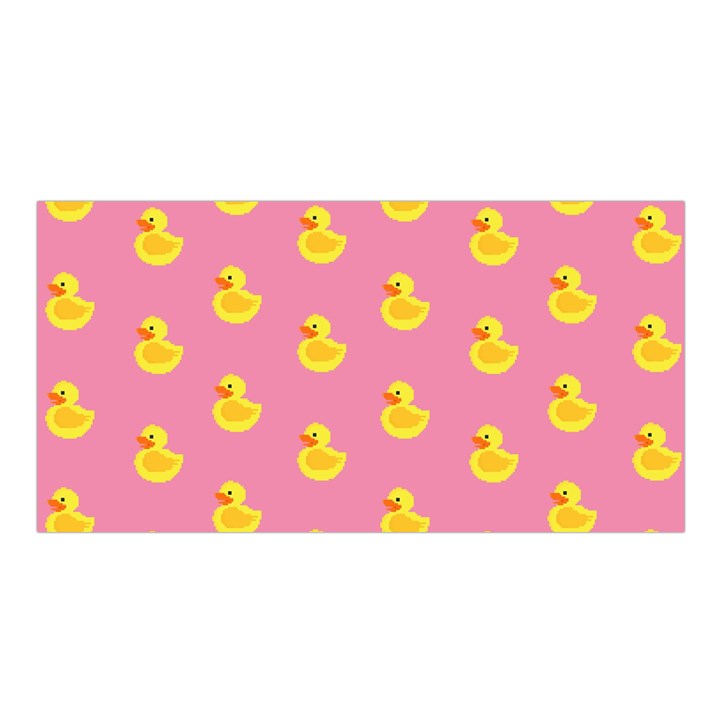 Rubber duck pattern Satin Shawl 45  x 80 
