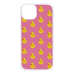 Rubber Duck Pattern Iphone 13 Tpu Uv Print Case by Valentinaart