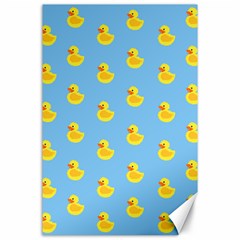 Rubber duck pattern Canvas 24  x 36 