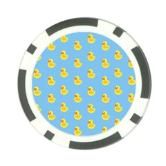 Rubber Duck Pattern Poker Chip Card Guard (10 Pack) by Valentinaart