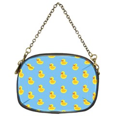 Rubber Duck Pattern Chain Purse (two Sides) by Valentinaart