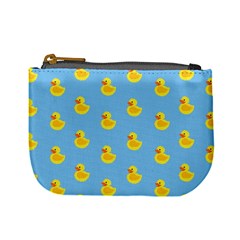 Rubber Duck Pattern Mini Coin Purse by Valentinaart