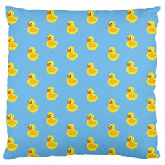 Rubber Duck Pattern Standard Premium Plush Fleece Cushion Case (two Sides) by Valentinaart