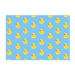 Rubber duck pattern Crystal Sticker (A4)