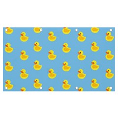 Rubber Duck Pattern Banner And Sign 7  X 4  by Valentinaart