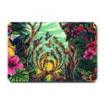 Monkey Tiger Bird Parrot Forest Jungle Style Small Doormat 24 x16  Door Mat