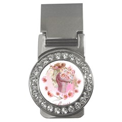 Women with flowers Money Clips (CZ) 