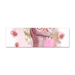 Women with flowers Sticker (Bumper)