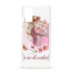 Women with flowers Samsung Galaxy S20 6.2 Inch TPU UV Case