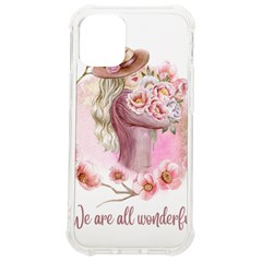 Women with flowers iPhone 12 mini TPU UV Print Case	