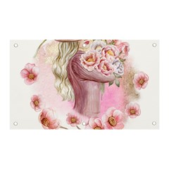 Women with flowers Banner and Sign 5  x 3 