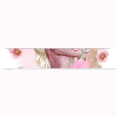 Women With Flower Small Bar Mat by fashiontrends