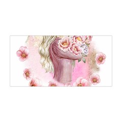 Women with flower Yoga Headband