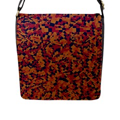 Kaleidoscope Dreams  Flap Closure Messenger Bag (l) by dflcprintsclothing