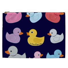 Duck Pattern Cosmetic Bag (xxl) by InPlainSightStyle