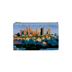 City Buildings Urban Dawn Cosmetic Bag (small)