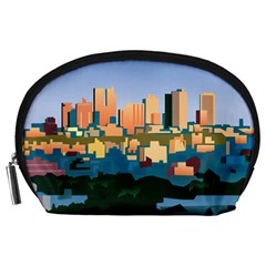 City Buildings Urban Dawn Accessory Pouch (large)