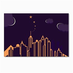 Skyscraper Town Urban Towers Postcards 5  X 7  (pkg Of 10)