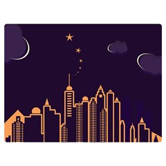 Skyscraper Town Urban Towers Premium Plush Fleece Blanket (extra Small)