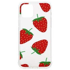 Seamless Pattern Fresh Strawberry Iphone 12/12 Pro Tpu Uv Print Case by Bangk1t