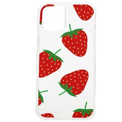 Seamless Pattern Fresh Strawberry Iphone 12 Pro Max Tpu Uv Print Case