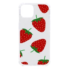 Seamless Pattern Fresh Strawberry Iphone 13 Tpu Uv Print Case by Bangk1t