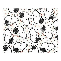 Dog Pattern Premium Plush Fleece Blanket (large)