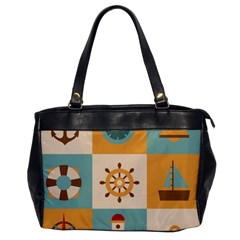 Nautical Elements Collection Oversize Office Handbag by Bangk1t