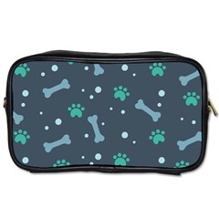Bons Foot Prints Pattern Background Toiletries Bag (one Side) by Bangk1t
