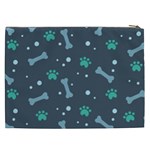 Bons Foot Prints Pattern Background Cosmetic Bag (XXL) Back