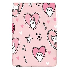 Cartoon Cute Valentines Day Doodle Heart Love Flower Seamless Pattern Vector Removable Flap Cover (s) by Bangk1t