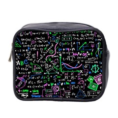 Math Linear Mathematics Education Circle Background Mini Toiletries Bag (two Sides)