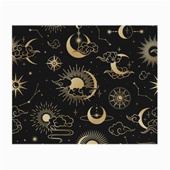 Asian Seamless Pattern With Clouds Moon Sun Stars Vector Collection Oriental Chinese Japanese Korean Small Glasses Cloth (2 Sides) by Bangk1t