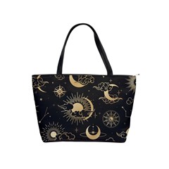 Asian Seamless Pattern With Clouds Moon Sun Stars Vector Collection Oriental Chinese Japanese Korean Classic Shoulder Handbag by Bangk1t