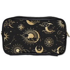 Asian Seamless Pattern With Clouds Moon Sun Stars Vector Collection Oriental Chinese Japanese Korean Toiletries Bag (one Side)