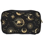 Asian Seamless Pattern With Clouds Moon Sun Stars Vector Collection Oriental Chinese Japanese Korean Toiletries Bag (One Side) Front