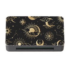 Asian Seamless Pattern With Clouds Moon Sun Stars Vector Collection Oriental Chinese Japanese Korean Memory Card Reader With Cf by Bangk1t