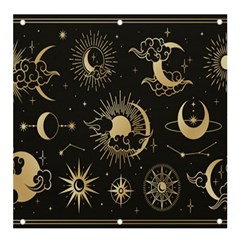 Asian-set With Clouds Moon-sun Stars Vector Collection Oriental Chinese Japanese Korean Style Banner And Sign 4  X 4  by Bangk1t