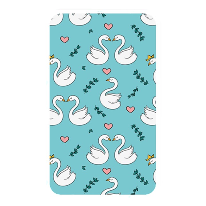 Elegant Swan Pattern Design Memory Card Reader (Rectangular)