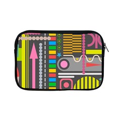 Pattern Geometric Abstract Colorful Arrows Lines Circles Triangles Apple Ipad Mini Zipper Cases by Bangk1t
